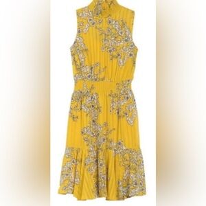 Nanette Lepore Yellow High Neck  Dress